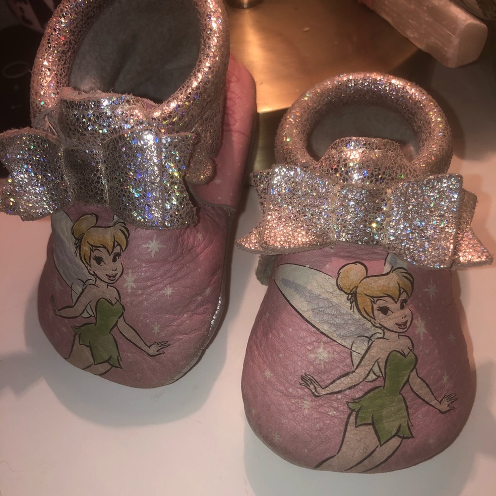 Freshly Picked Disney Tinkerbell moccasin.